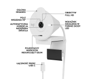 Logitech Brio 300 biały - 1110355 - zdjęcie 11